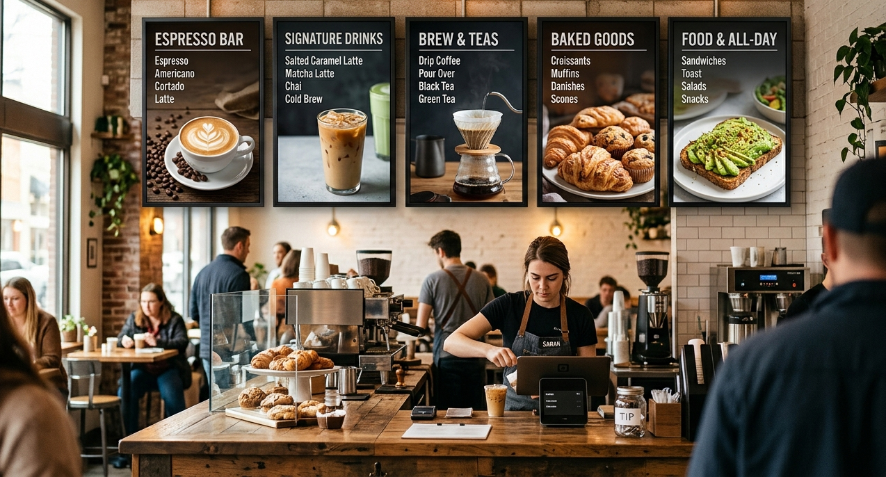 menu boards design food